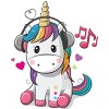 Junior's Design By Humans Happy unicorn By Kefren T-Shirt - 2 of 3