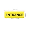 Unique Bargains Smooth Self-Adhesive Decor Home Business ENTRANCE Sign 2 Pcs - 2 of 4