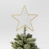 12.25" Lit-Led Champagne Star Twinkle Warm White Dewdrops Christmas Tree Topper - Wondershop™ - 3 of 4