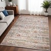 Gray and Brown Oriental Non Skid Area Rug - 2 of 4