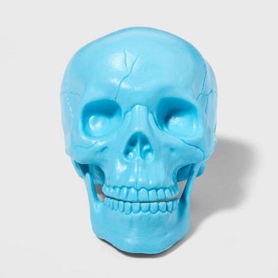 Night of the Vivid Dead Green and Blue Skull Halloween Scene Prop - Hyde & EEK! Boutique™