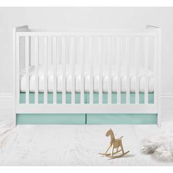  Bacati - Solid Mint Crib/Toddler Bed Skirt