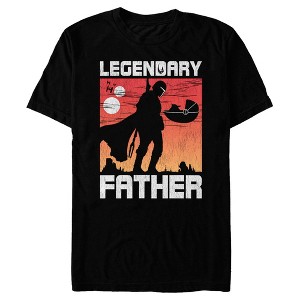 Men's Star Wars: The Mandalorian Legendary Dad Poster T-Shirt - 1 of 4