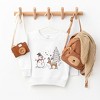 The Juniper Shop Deer Snowman Scene Toddler Graphic Sweatshirt - 2 of 3