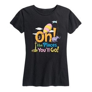 Women's - Dr. Seuss - Oh! The Places You'll Go Short Sleeve Graphic T-Shirt - 1 of 4