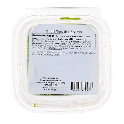 Crazy Fresh Short Cuts Stir Fry Blend - 12oz