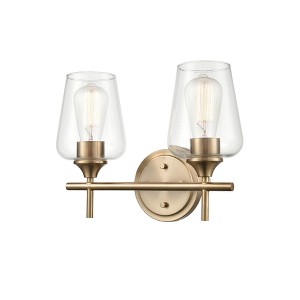 Millennium Lighting Ashford 2 - Light Vanity in  Modern Gold - 1 of 2