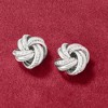 Ross-Simons Italian Sterling Silver Love Knot Earrings - 4 of 4