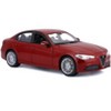 2016 Alfa Romeo Giulia Burgundy 1/24 Diecast Model Car by Bburago - 2 of 3