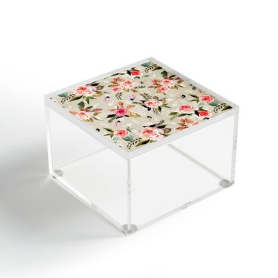 Marta Barragan Camarasa Flowery Meadow Bouquets Acrylic Box - Deny Designs