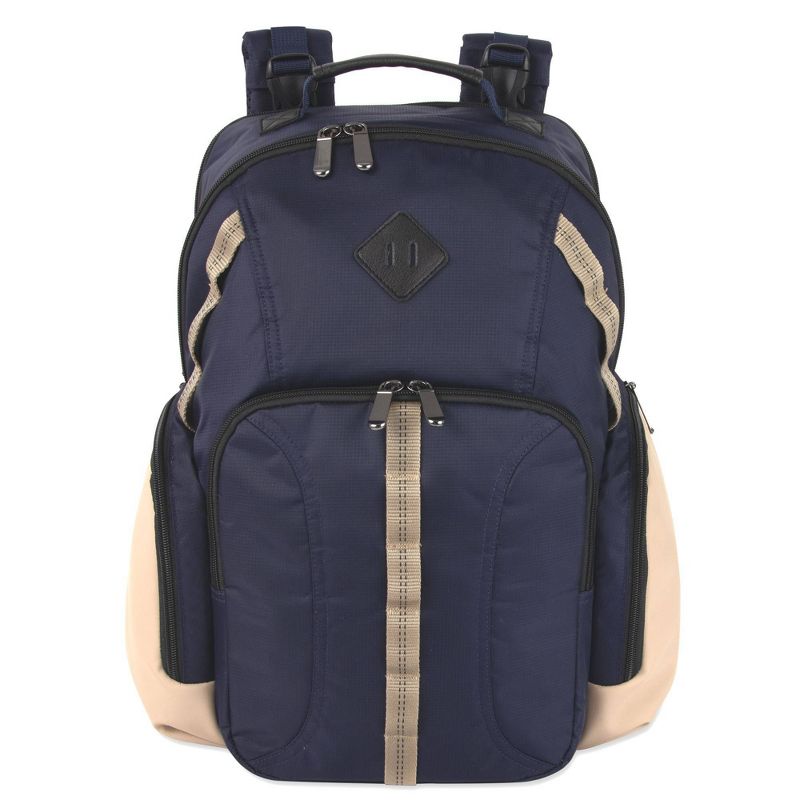 Baby Essentials Multi Compartment Backpack - Navy/Taupe, 1 of 14