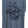 Women's - Pokémon - Wagara Pikachu and Eevee Short Sleeve Graphic T-Shirt - 2 of 4