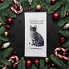 E & S Imports 26.0 Inch Tabby Silver Cat Kitchen Towel Dog Puppy Paw Kitchen Towel - 3 of 3
