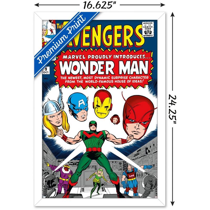 Trends International Marvel Comics Avengers - Avengers #9 Framed Wall Poster Prints, 3 of 7