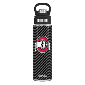 NCAA Ohio State Buckeyes Carbon Fiber Wide Mouth Water Bottle - 24oz - 1 of 3