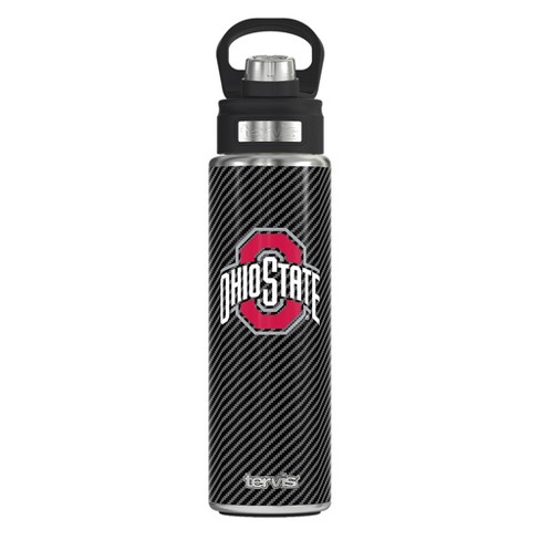 Tervis Ohio State Buckeyes 24oz. Carbon Fiber Wide Mouth Bottle