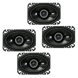 Kicker DSC460 4x6-Inch (100x160mm) Coaxial Speakers, 4-Ohm bundle - 1 of 4