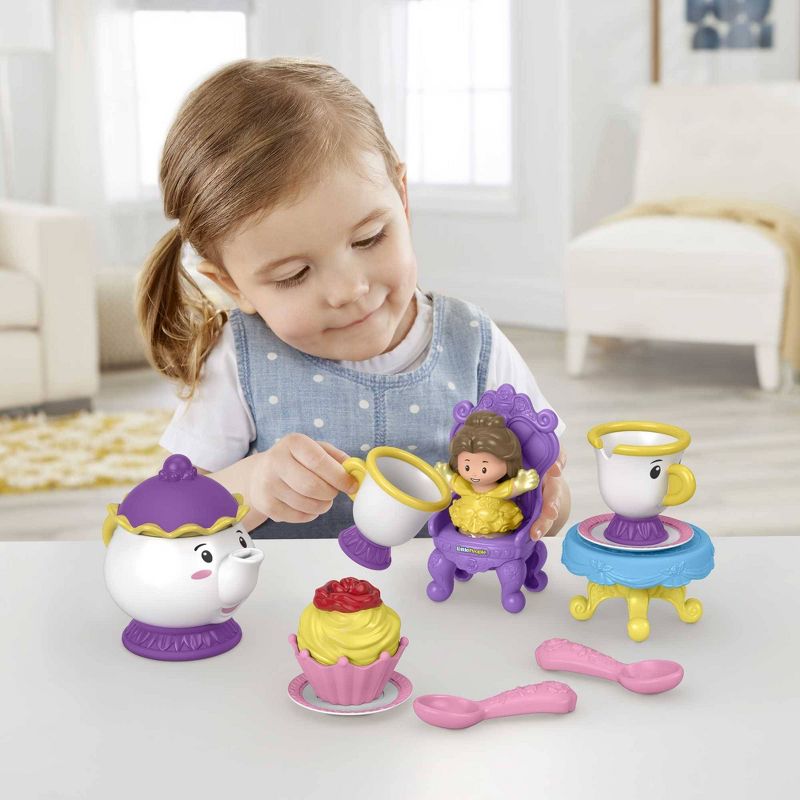 Fisher-Price Little People Disney Princess Time for Tea with Belle, 2 of 7