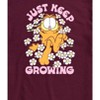 Men's - Garfield - Garfield Flowers Keep Growing Short Sleeve Graphic T-Shirt - 2 of 4