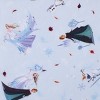NoJo Disney Frozen Winter Cheer Lavender, Aqua, Green and White Anna, Elsa and Olaf Preschool Nap Pad Sheet - 3 of 4