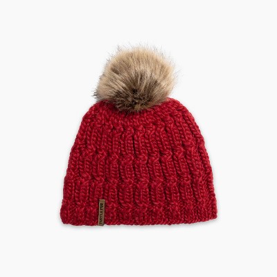 Turtle Fur Fifi Faux Fur Pom Beanie - Women's Winter Hat