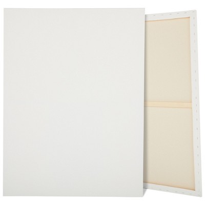 Bright Creations 2 Pack Stretched White Canvas Boards for Painting for Acrylic, Oil Paints, 30x40 In
