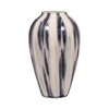 Elegant Glass Vase - Handcrafted - Modern Glossy Brushstroke Pattern - Perfect for Living Room, Bedroom, and Table Centerpiece - 4 of 4