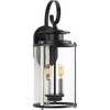 Progress Lighting Squire 2-Light Medium Wall Lantern, Antique Bronze, Clear Glass Shade - 4 of 4