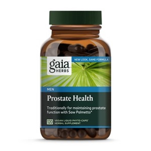 Gaia Herbs Prostate Health - Supports Prostate Health and Function for Men - With Saw Palmetto* - 120 Vegan Liquid Phyto-Capsules (40-Day Supply) - 1 of 4