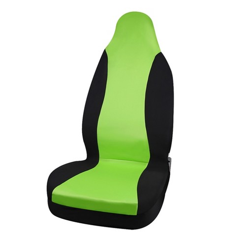 Unique Bargains Universal Fit For Most Car Interior Accessories Front  Cotton Blends Polyester Seat Covers Green