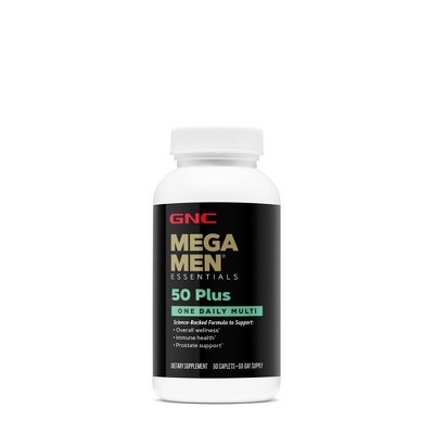 GNC Mega Men 50+ Daily Multivitamin Capsules - 60ct