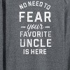 Men's - Instant Message - Your Favorite Uncle Is Here Long Sleeve Graphic T-Shirt - 2 of 4