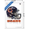 Trends International NFL Chicago Bears - Drip Helmet 20 Framed Wall Poster Prints - 3 of 4