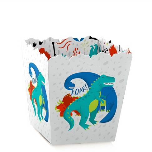 Big Dot Of Happiness Roar Dinosaur - Party Mini Favor Boxes - Dino