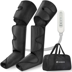 QUINEAR Full Leg Massager, Foot&Calf&Thigh Massager, 3 Intensities&3 Modes Air Compression Therapy Device, Help for Elderly Pain Relief, RLS, Edema - 1 of 4
