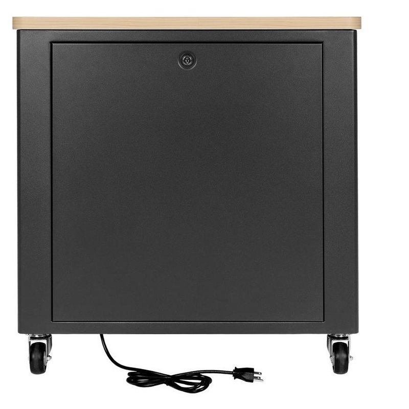 Monoprice Blackbird Pro 12U Quiet Network Rack, Ultra‑Quiet Cooling, Removable Rear Panel, For Servers, Routers, UPS Systems, Switches, and AV Devices, 3 of 7