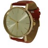 Olivia Pratt Quilted Detail Leather Strap Watch - image 2 of 4