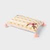 Checkered with Flower Embroidery Kids' Decorative Pillow - Pillowfort™ - 3 of 4