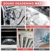 Unique Bargains Aluminum Foil Foam Car Heat Damping Pad Silver Tone 157mil 2 Pcs - 2 of 4