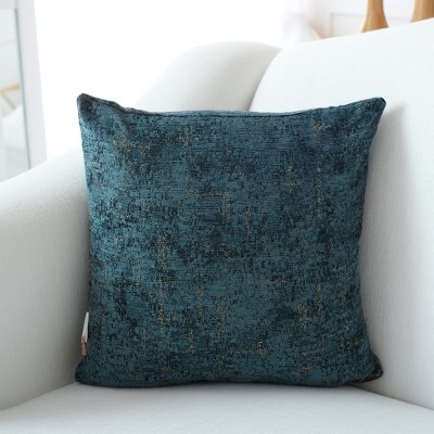 Anybear Denim Blue Gold Chenille Cushions