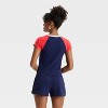 Women's Peanuts Short Sleeve Graphic Baby T-Shirt - Navy - 2 of 3