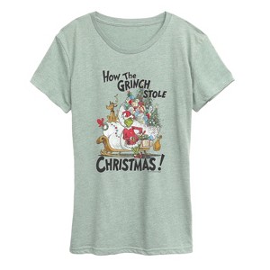 Women's - Dr. Seuss - How The Grinch Stole Christmas Short Sleeve Graphic T-Shirt - 1 of 4