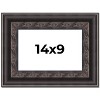 PosterPalooza | Photo Size 3.5" Wide Ornate Black Frame - UV Acrylic, Foam Board Backing, Hanging Hardware - 2 of 4