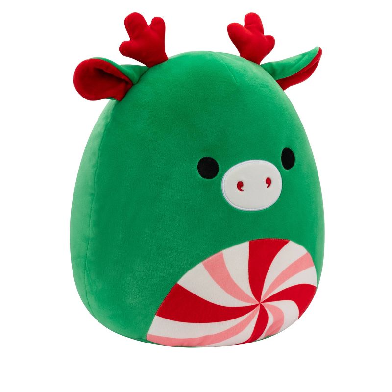 Squishmallows 12&#34; Green Moose with Peppermint Swirl Belly Medium Plush, 3 of 13