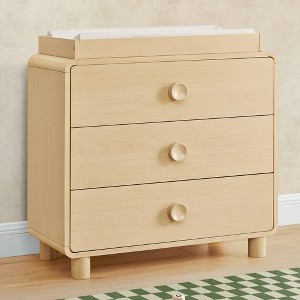 Delta Children Ari 3 Drawer Vertical Dresser - Sandstone: Wood Frame,  Traditional Style, 38" Height, 20.75" Depth : Target