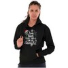 Don't Get Your Tinsel in a Tangle Hoodie Sweatshirt Women Men Brisco Brands - 4 of 4