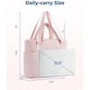 Puffer Tote Bag for Women, Quilted Travel Top Handle, Lightweight Shoulder Handbags - 2 of 4