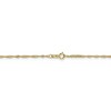 Black Bow Jewelry 1.3mm 10k Yellow Gold Singapore Chain Necklace - 4 of 4