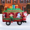 A Holiday Company 8ft Wide Christmas Caboose, 6 ft Tall, Multi - 3 of 4