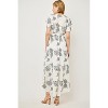 WEST K Women's Georgette Faux Wrap High-Low Midi Dress - 4 of 4